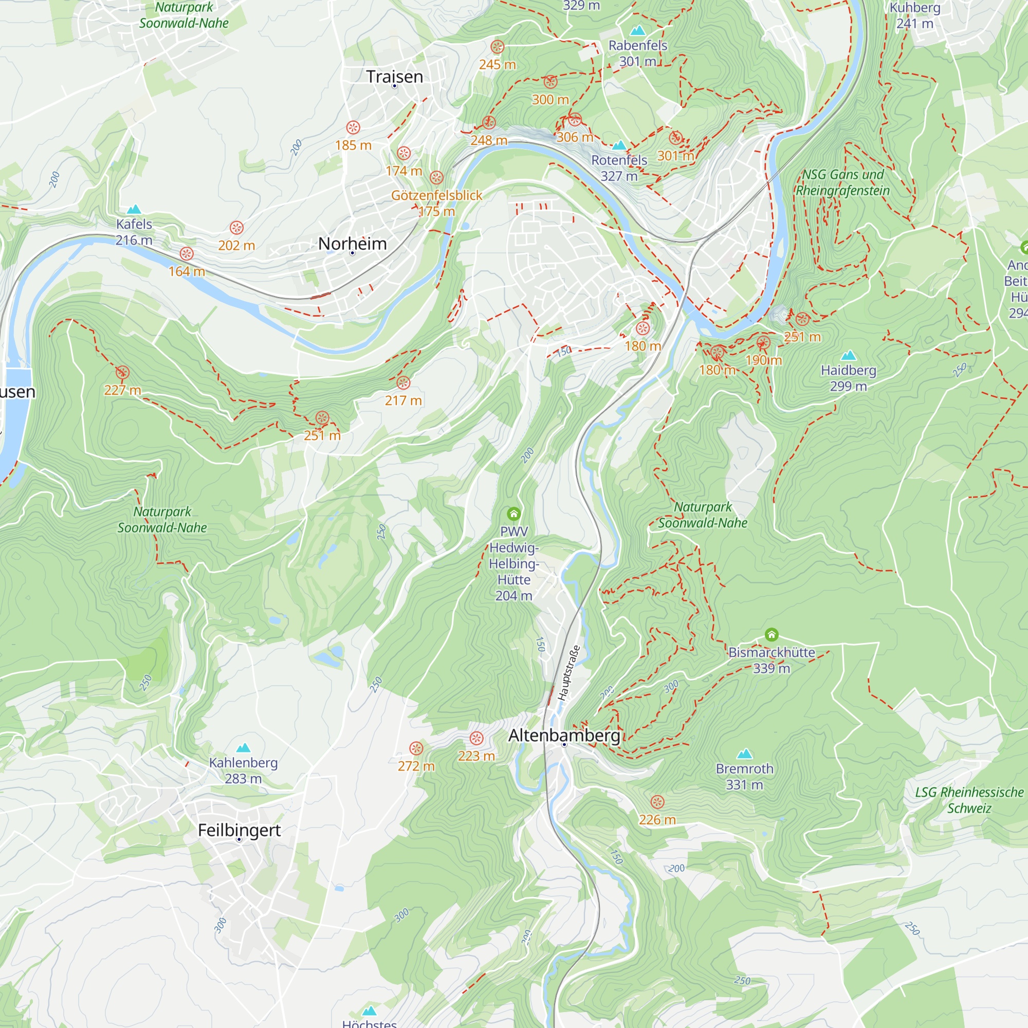 PWV Hedwig-Helbing-Hütte map