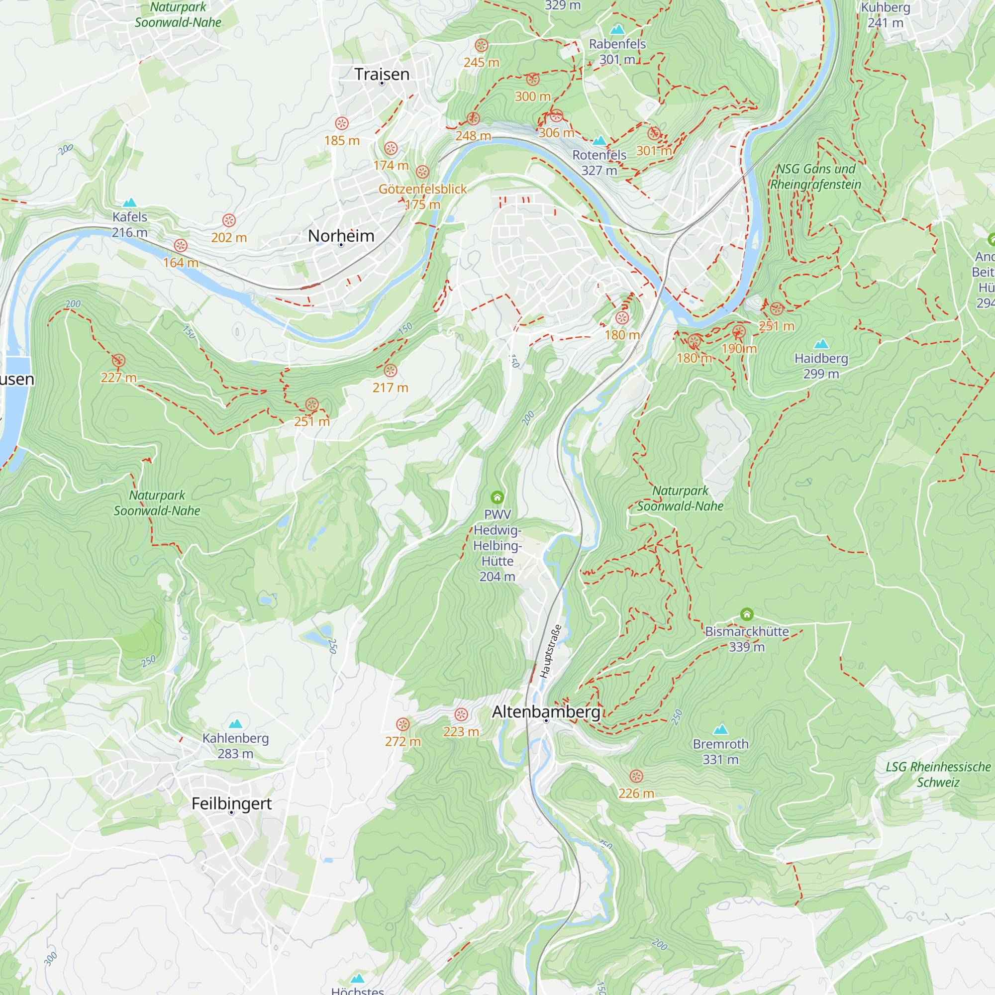PWV Hedwig-Helbing-Hütte map