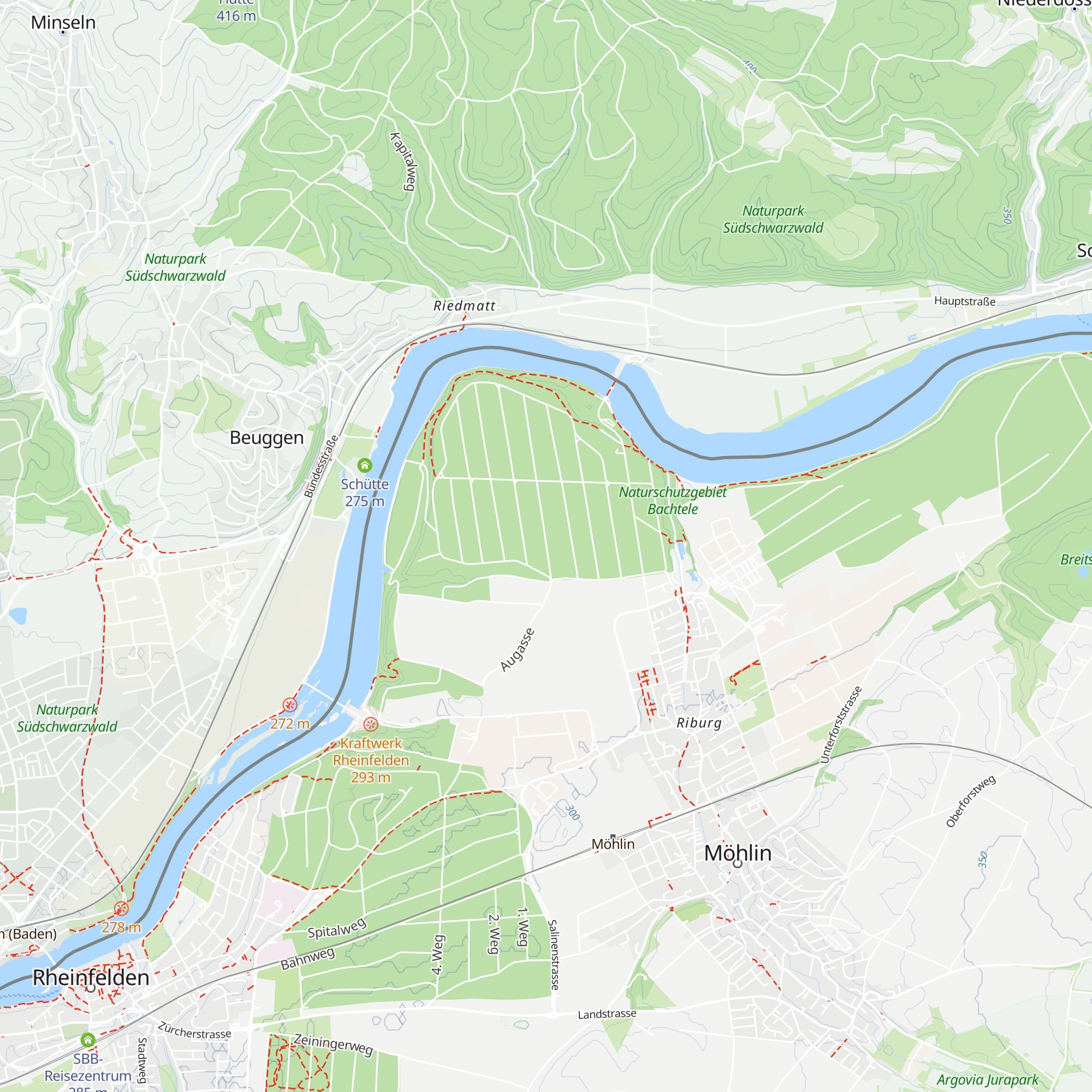 Forsthütte map