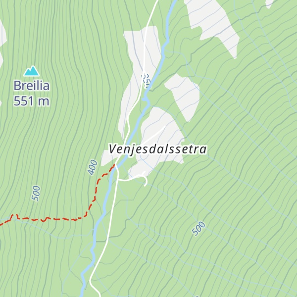 Map of Venjesdalsbu
