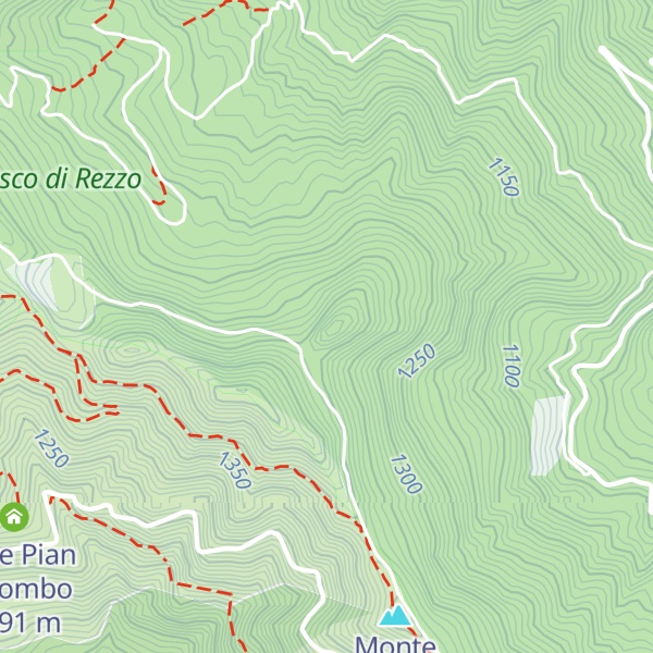 Map of Pizzo Penna