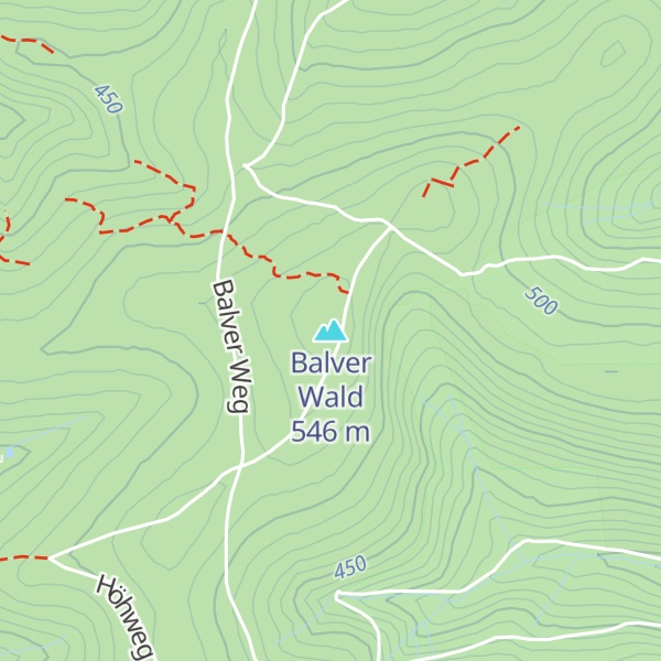 Map of Balver Wald