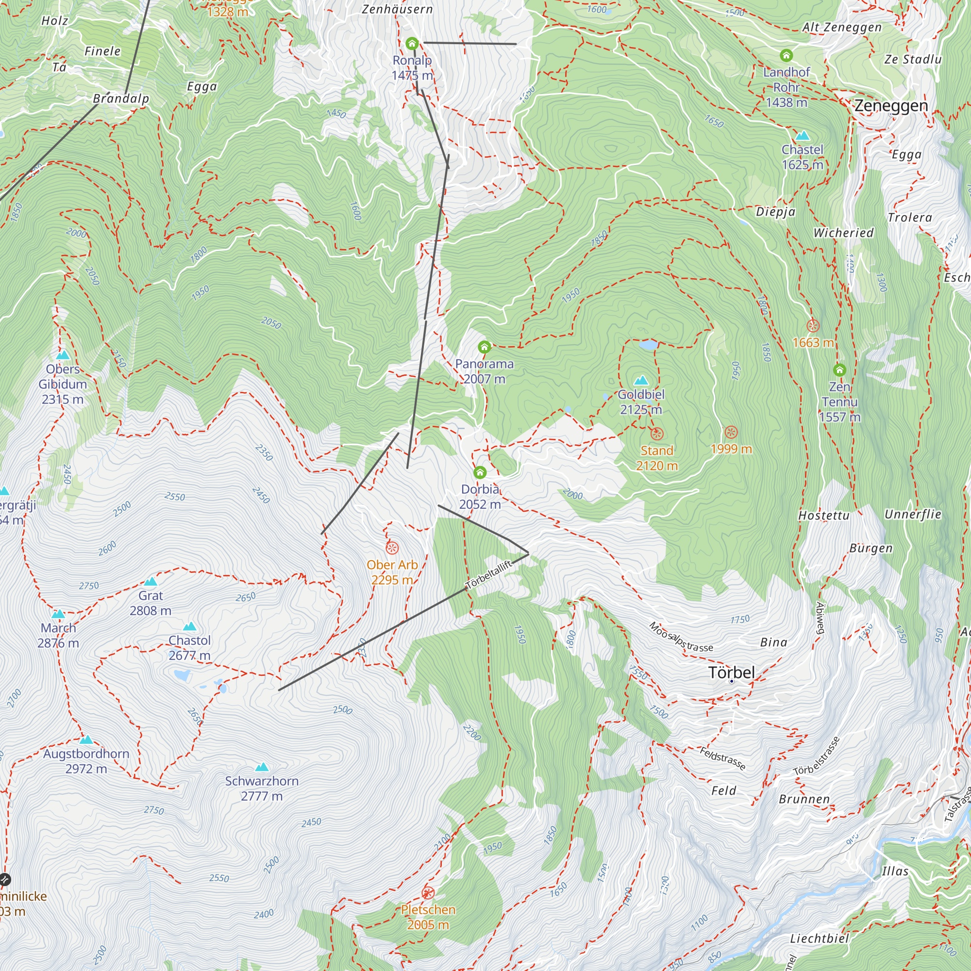Moosalp map