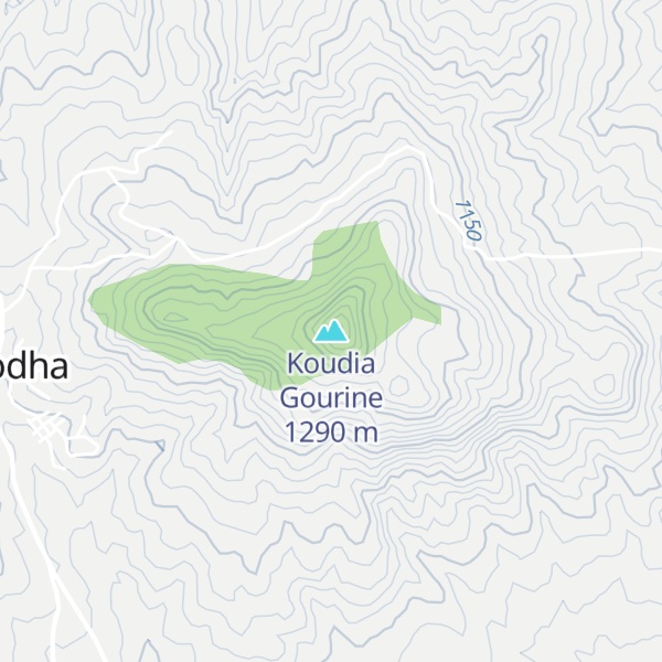 Map of Koudia Gourine