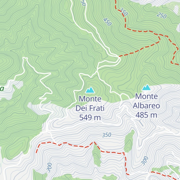 Map of Monte Dei Frati