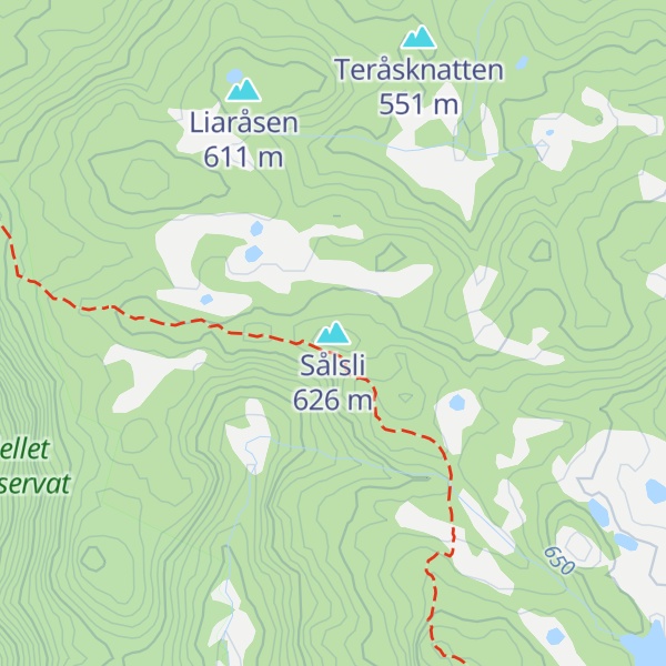 Map of Sålsli