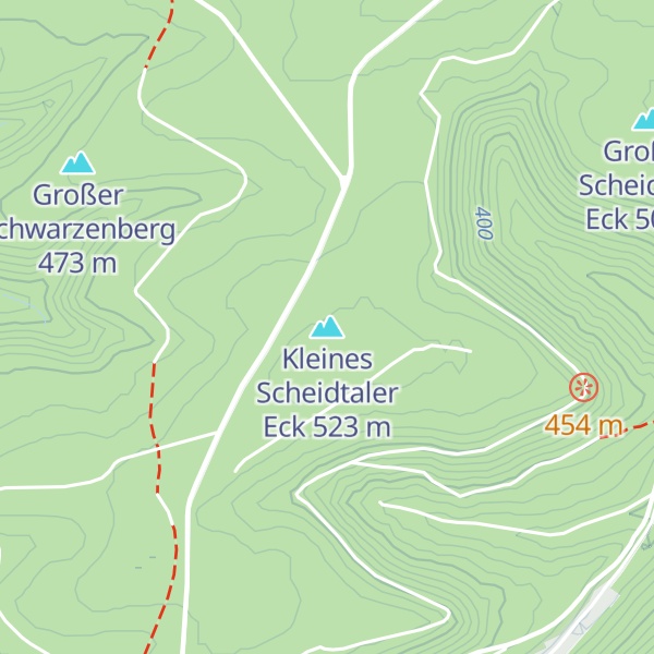 Map of Kleines Scheidtaler Eck