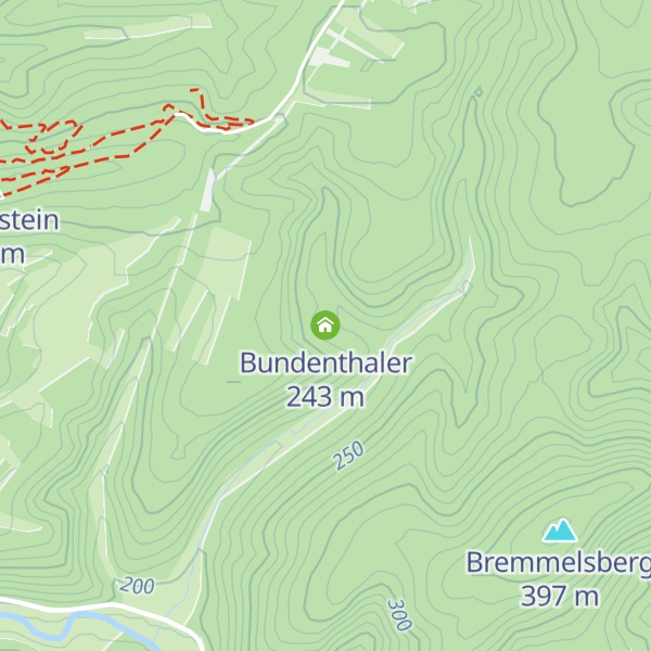 Map of Bundenthaler