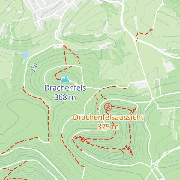 Map of Drachenfelshütte