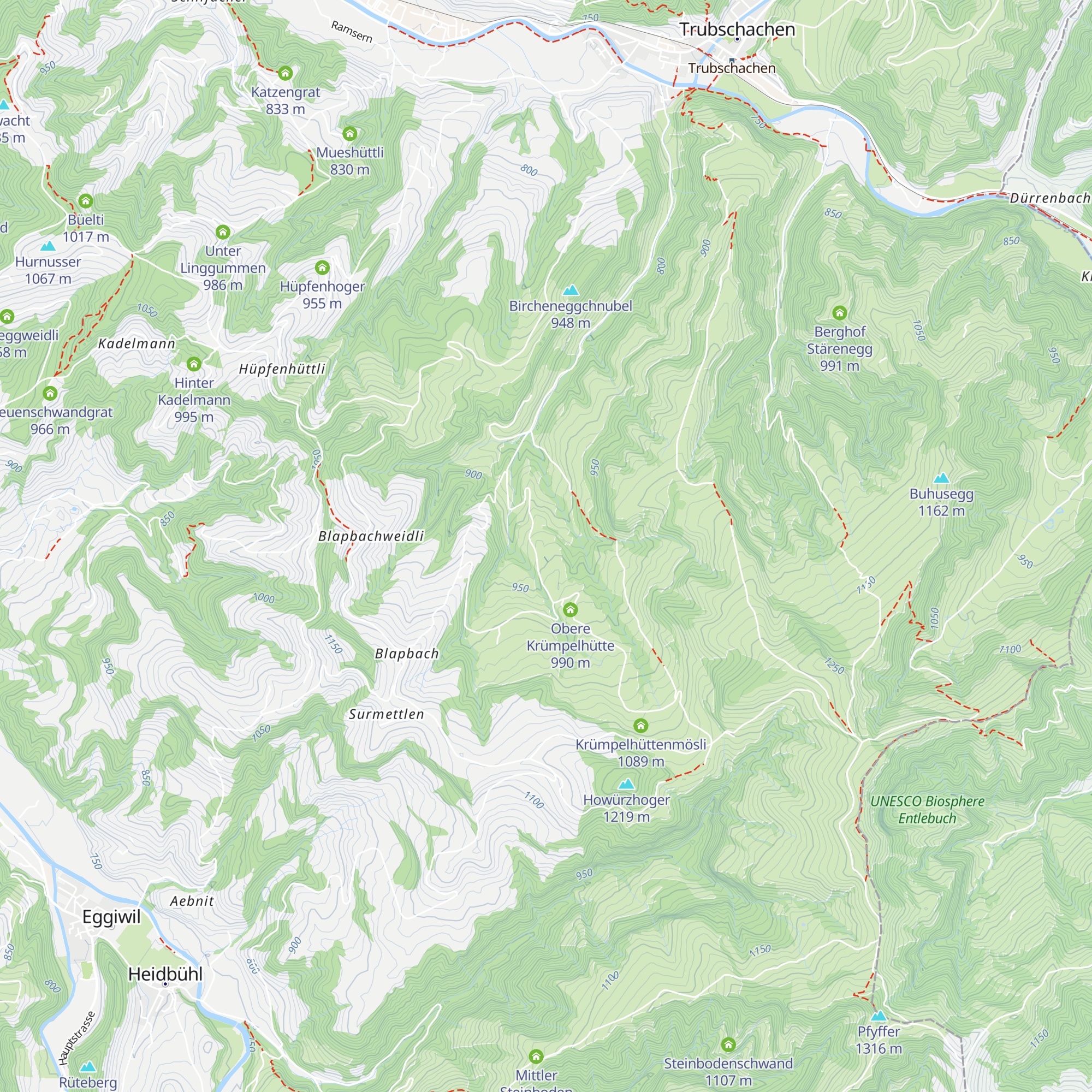 Untere Krümpelhütte map
