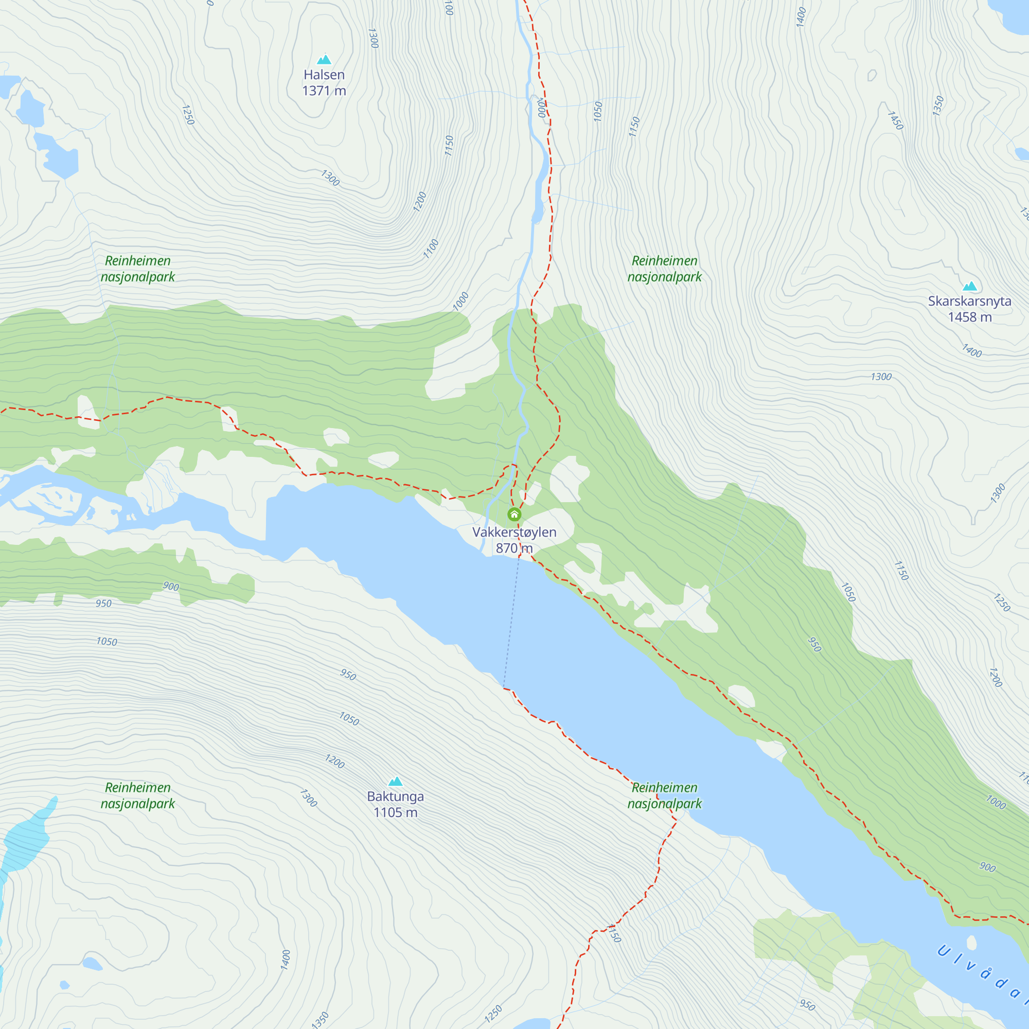 Vakkerstøylen map