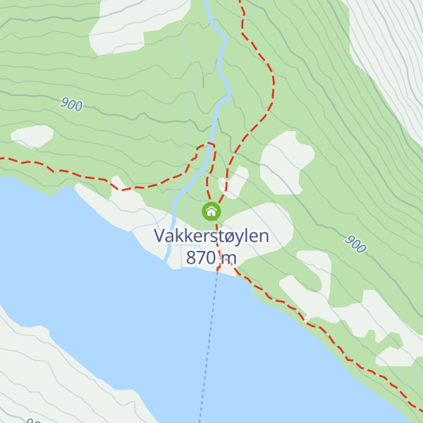 Map of Vakkerstøylen