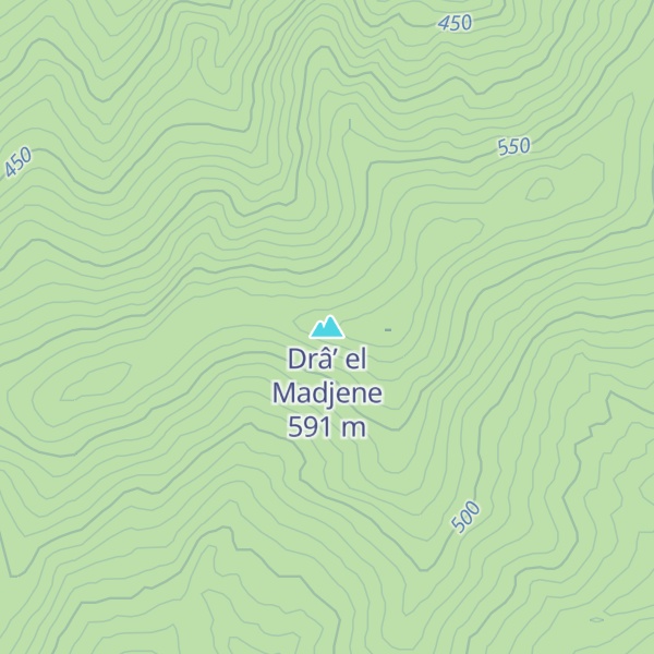 Map of Drâ’ el Madjene