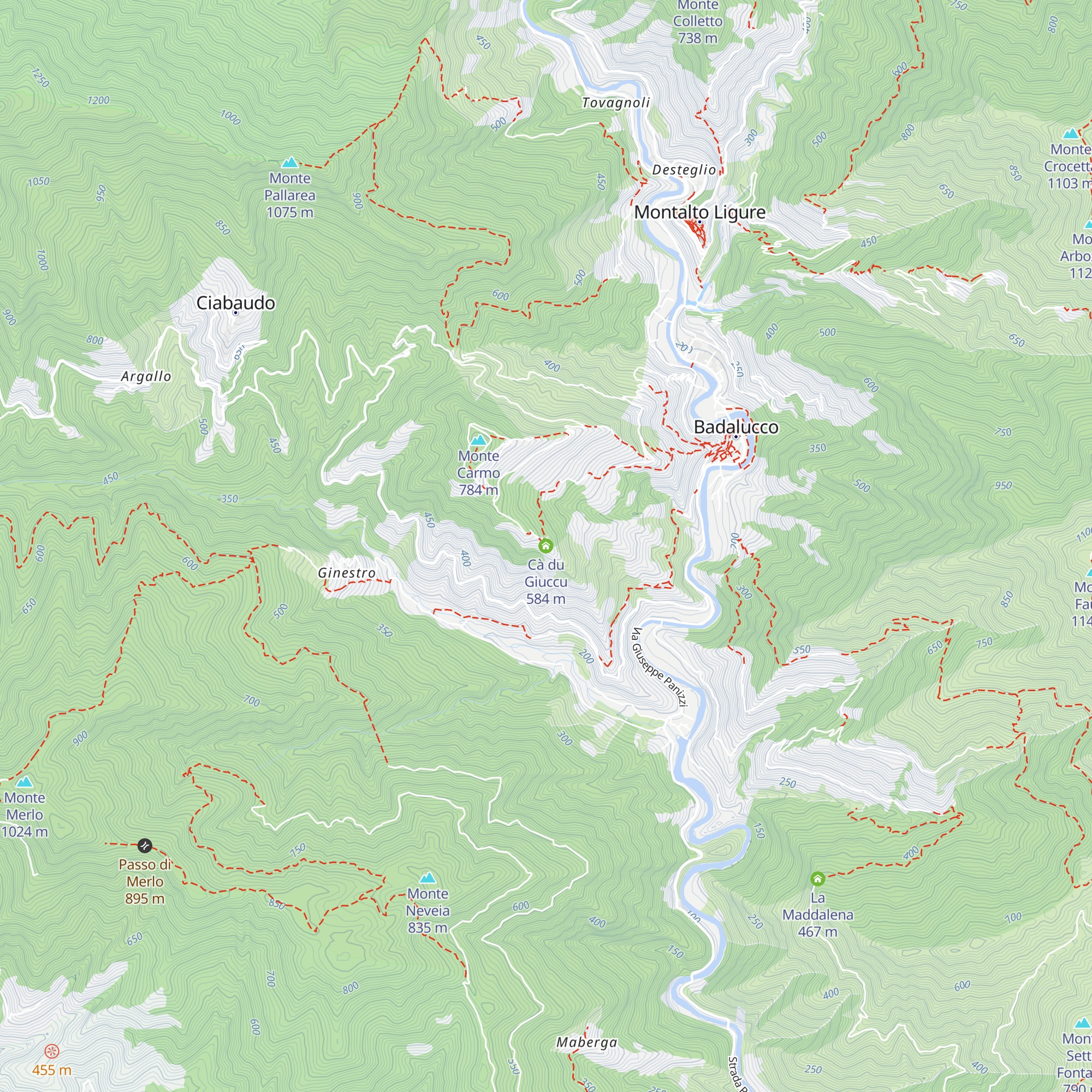 Cà du Giuccu map