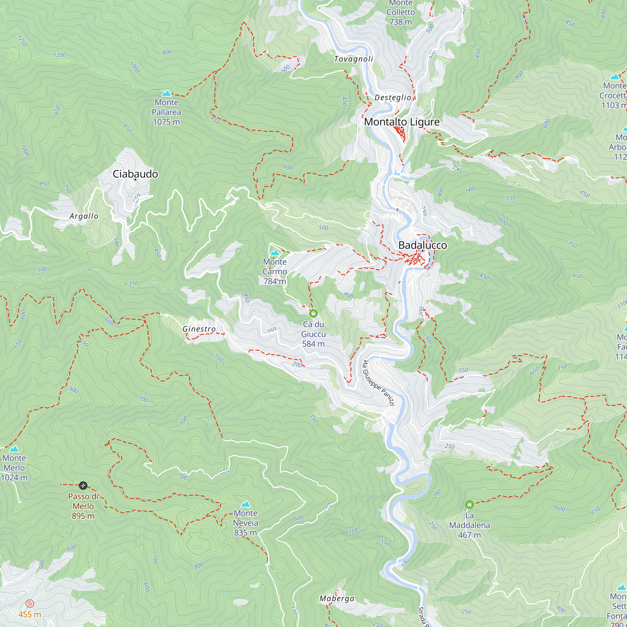 Cà du Giuccu map