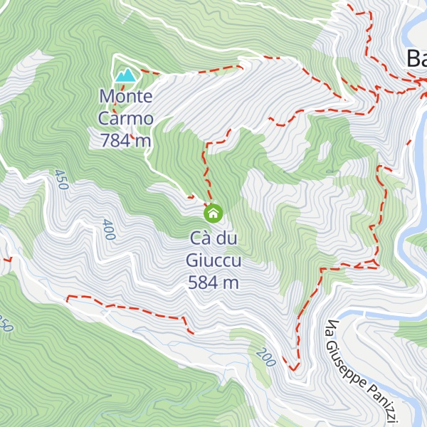 Map of Cà du Giuccu