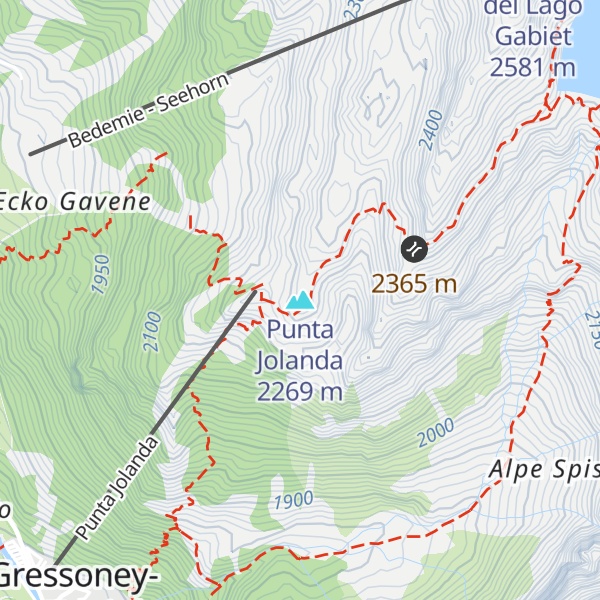 Map of Punta Jolanda