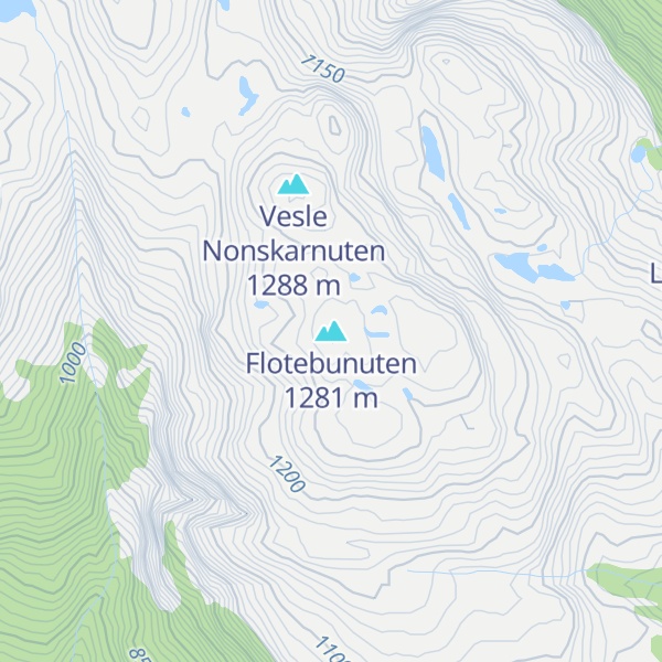 Map of Flotebunuten