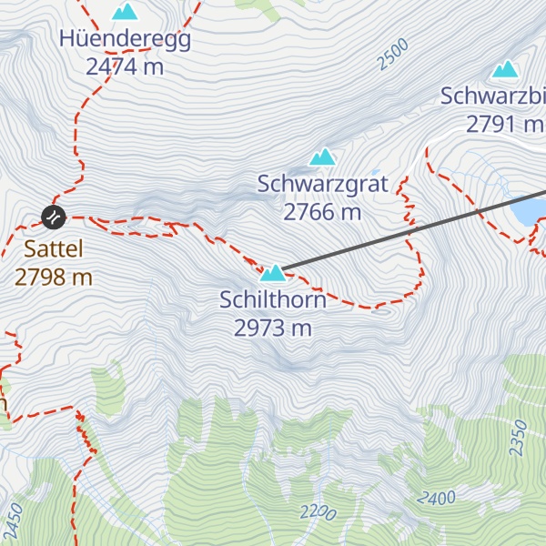 Map of Schilthorn