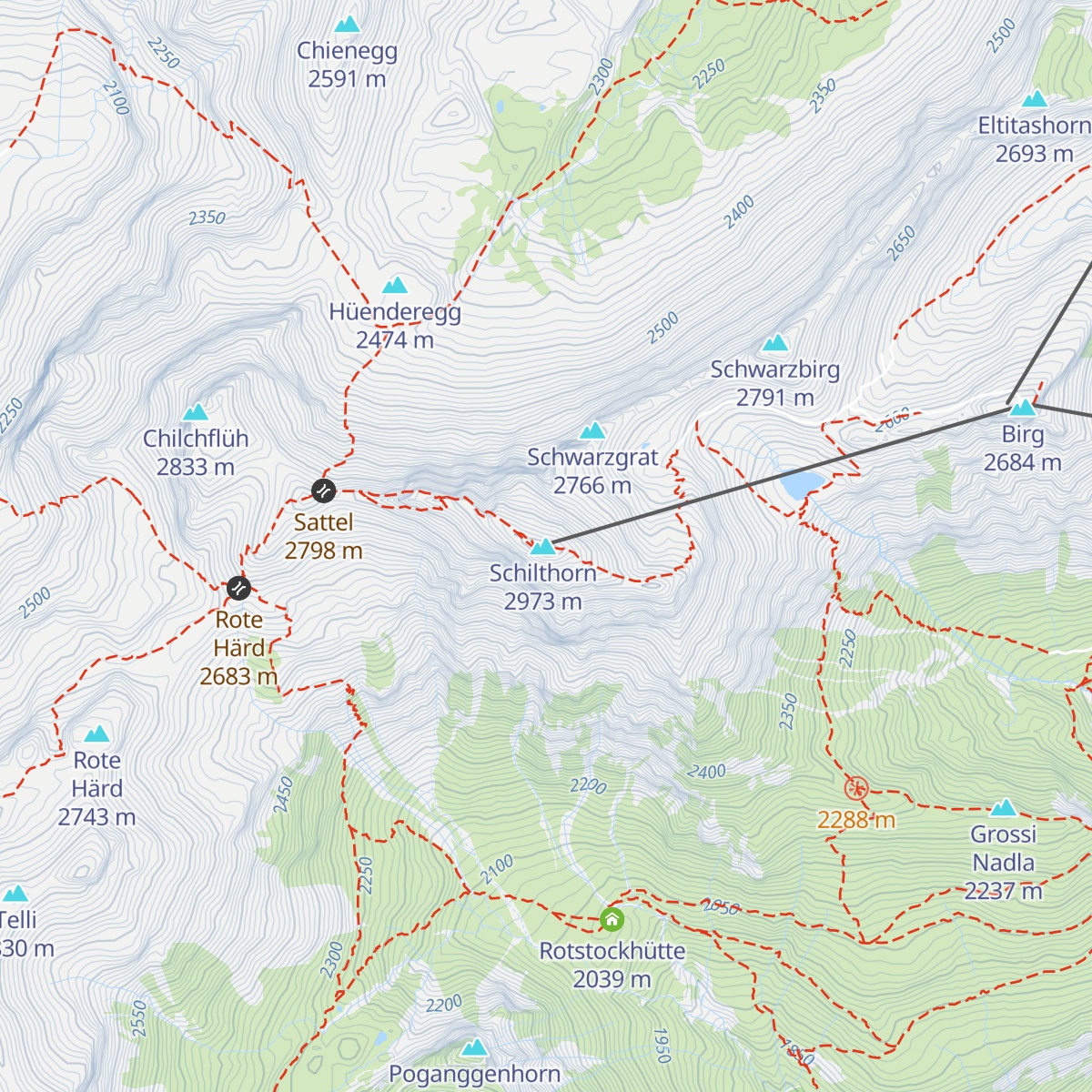 Drehrestaurant Piz Gloria map