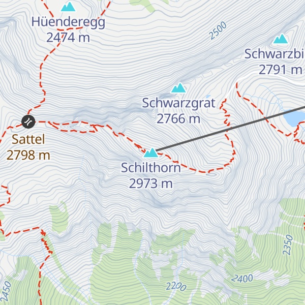 Map of Drehrestaurant Piz Gloria