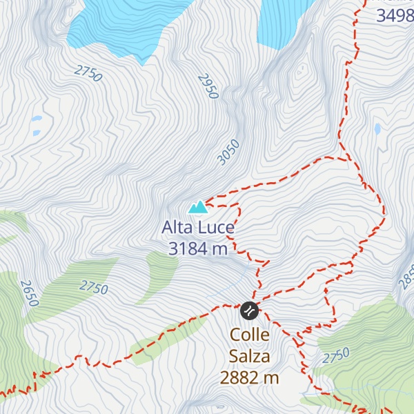 Map of Ruderi Bivacco Passera