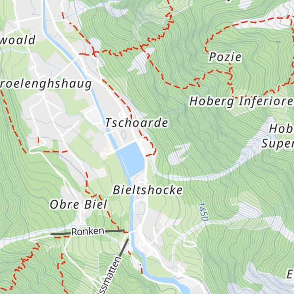 Map of Centro sportivo "Gressoney Sport Haus"