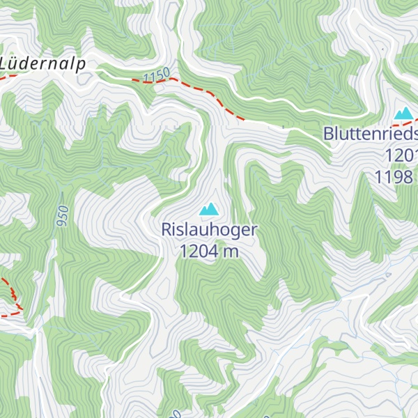 Map of Rislauhoger