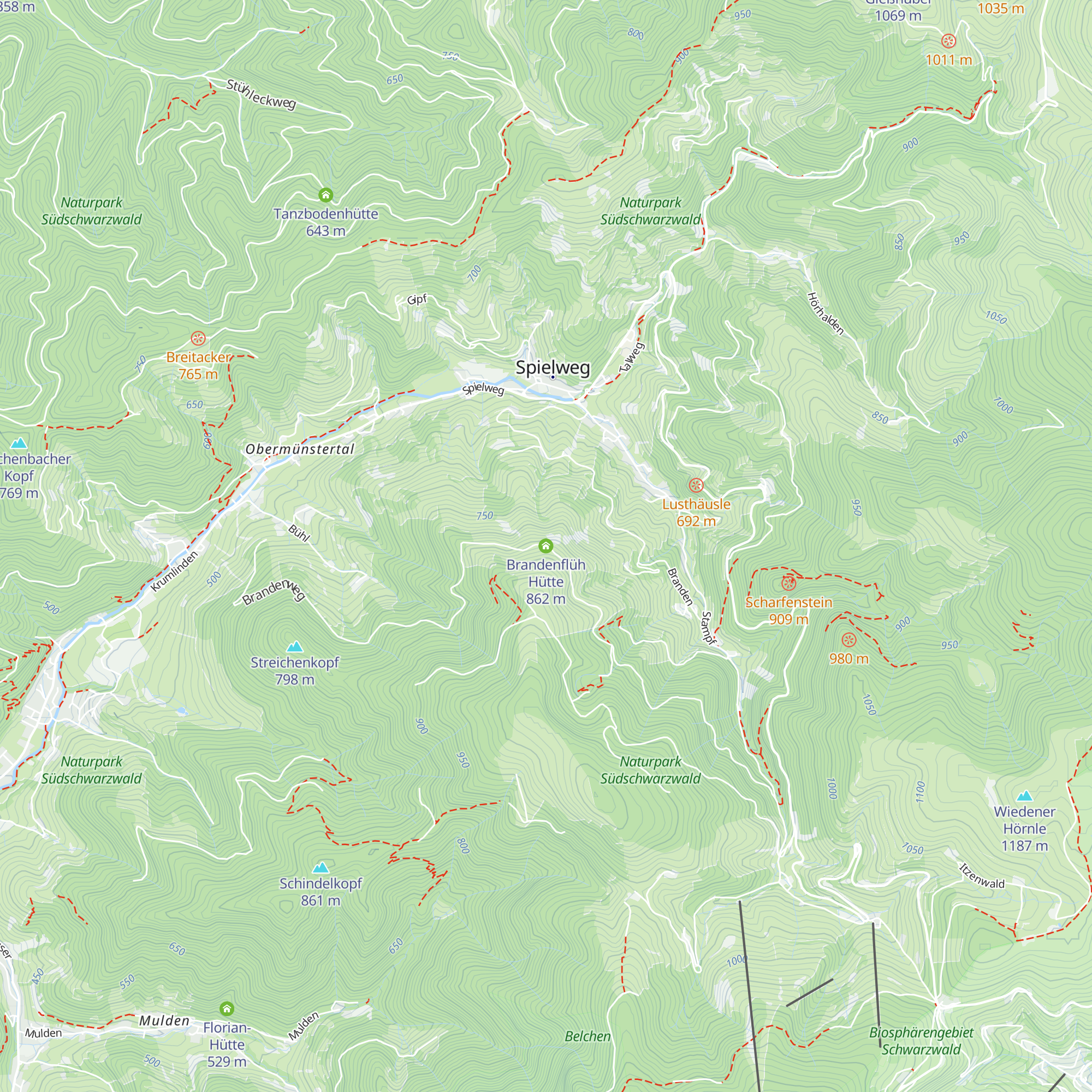 Brandenflüh Hütte map