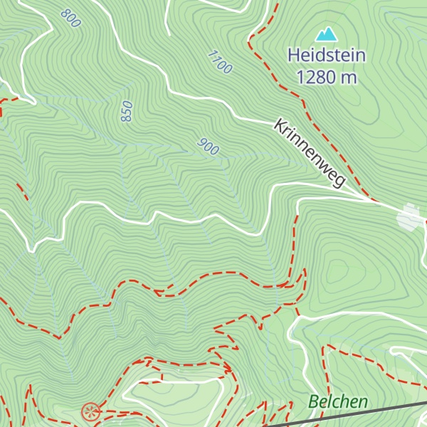 Map of Rosenbächlehütte