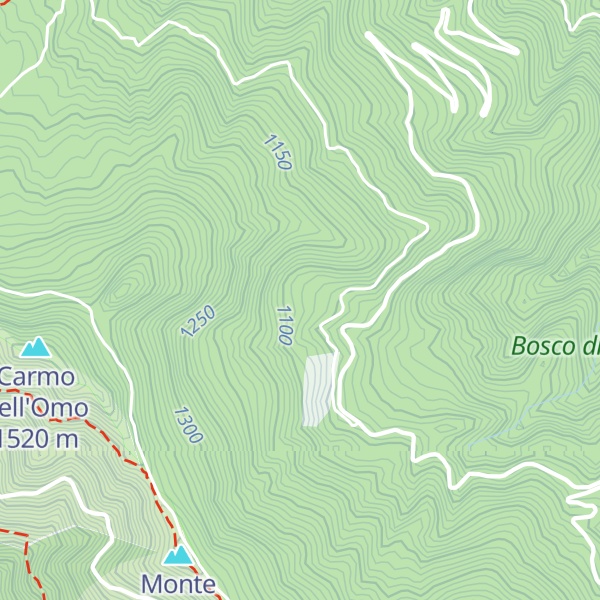 Map of Case Pian d'Andora