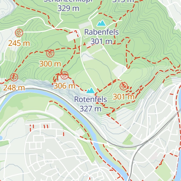 Map of Rotenfels