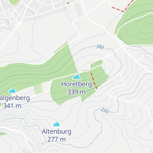 Map of Horetberg