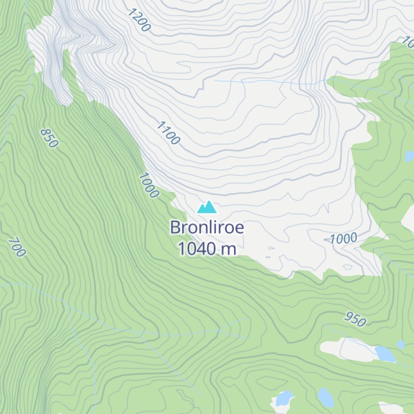 Map of Bronliroe
