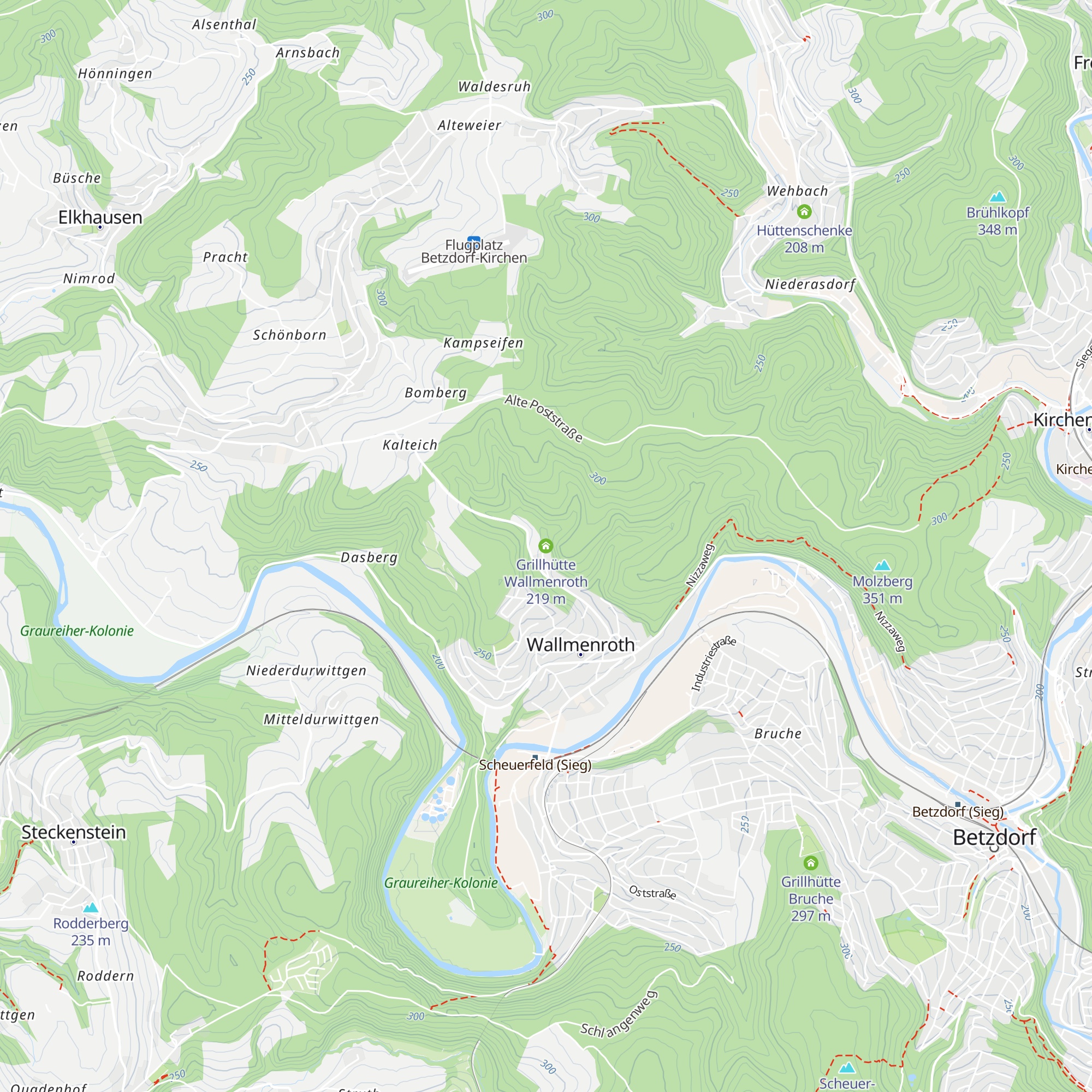 Grillhütte Wallmenroth map