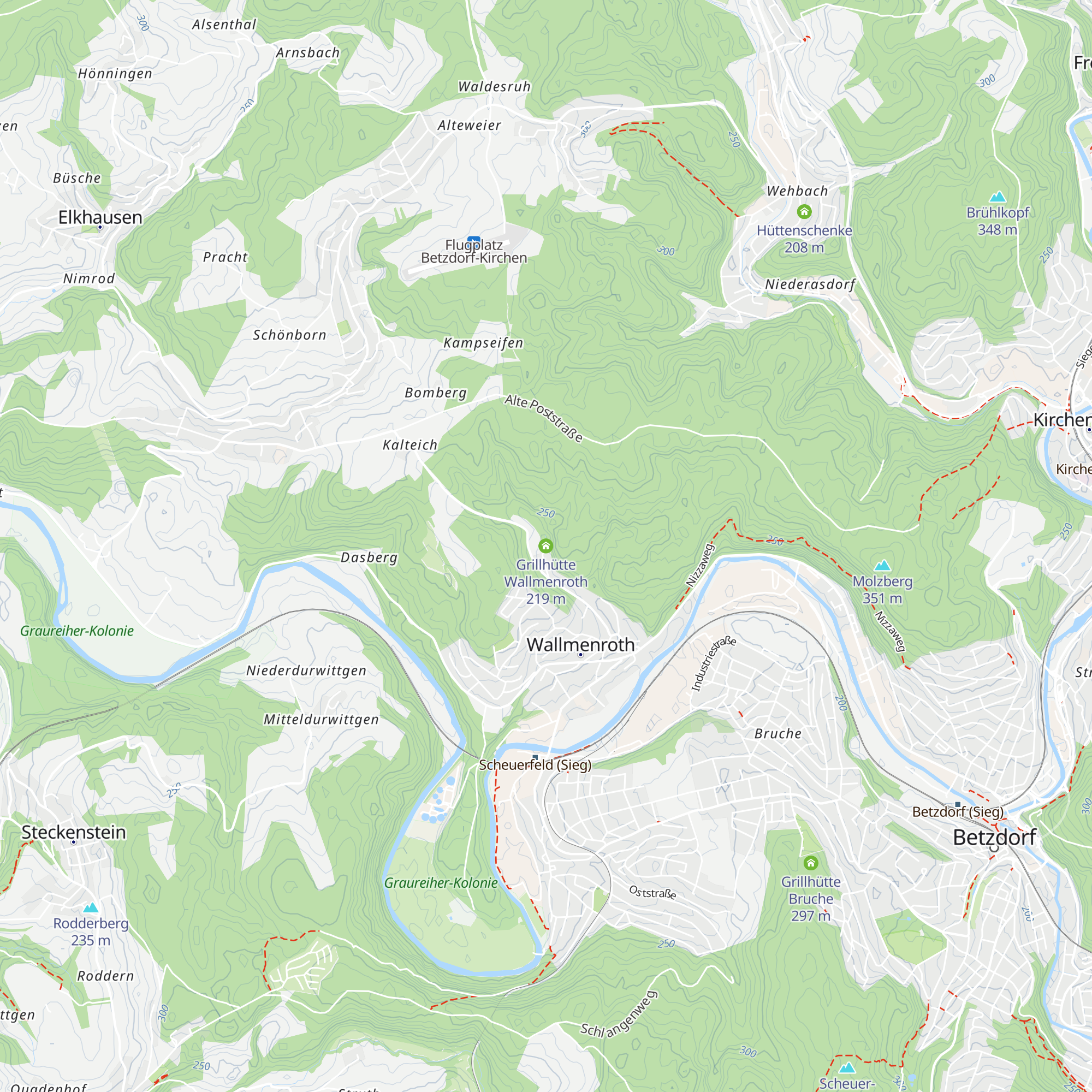 Grillhütte Wallmenroth map