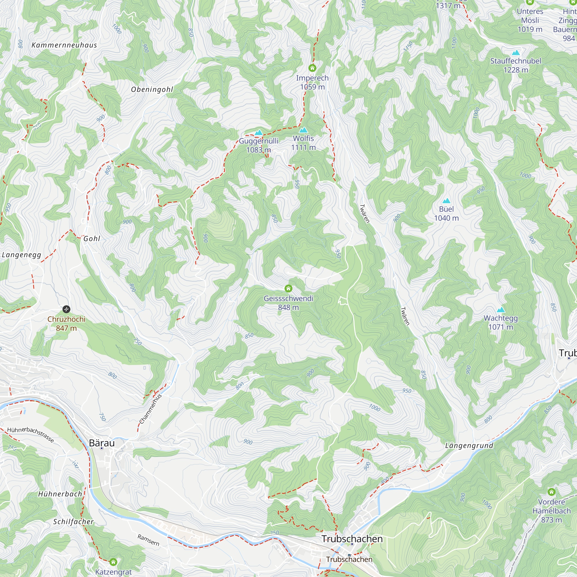 Geissschwendi map