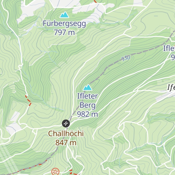 Map of Ifleter Berg