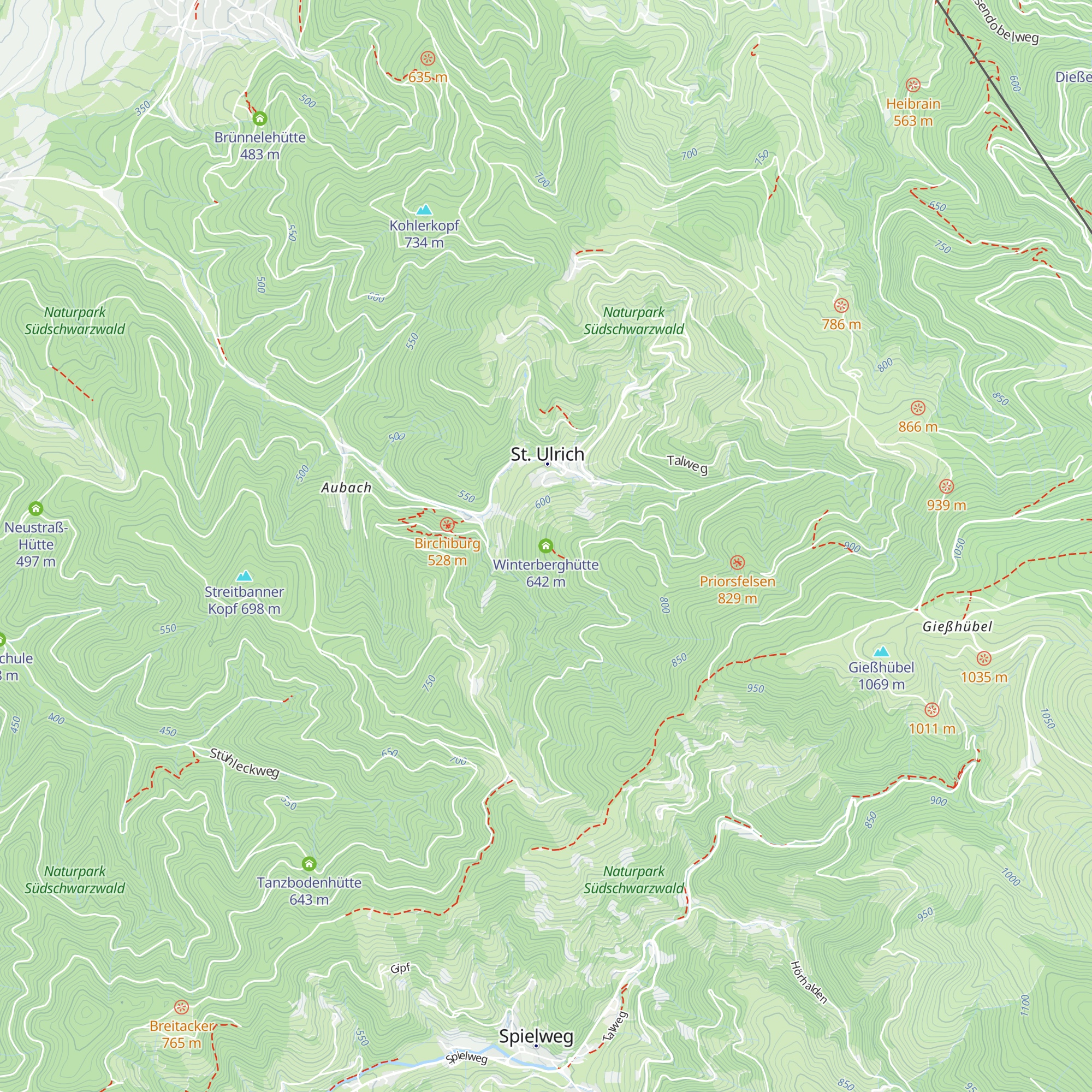 Winterberghütte map