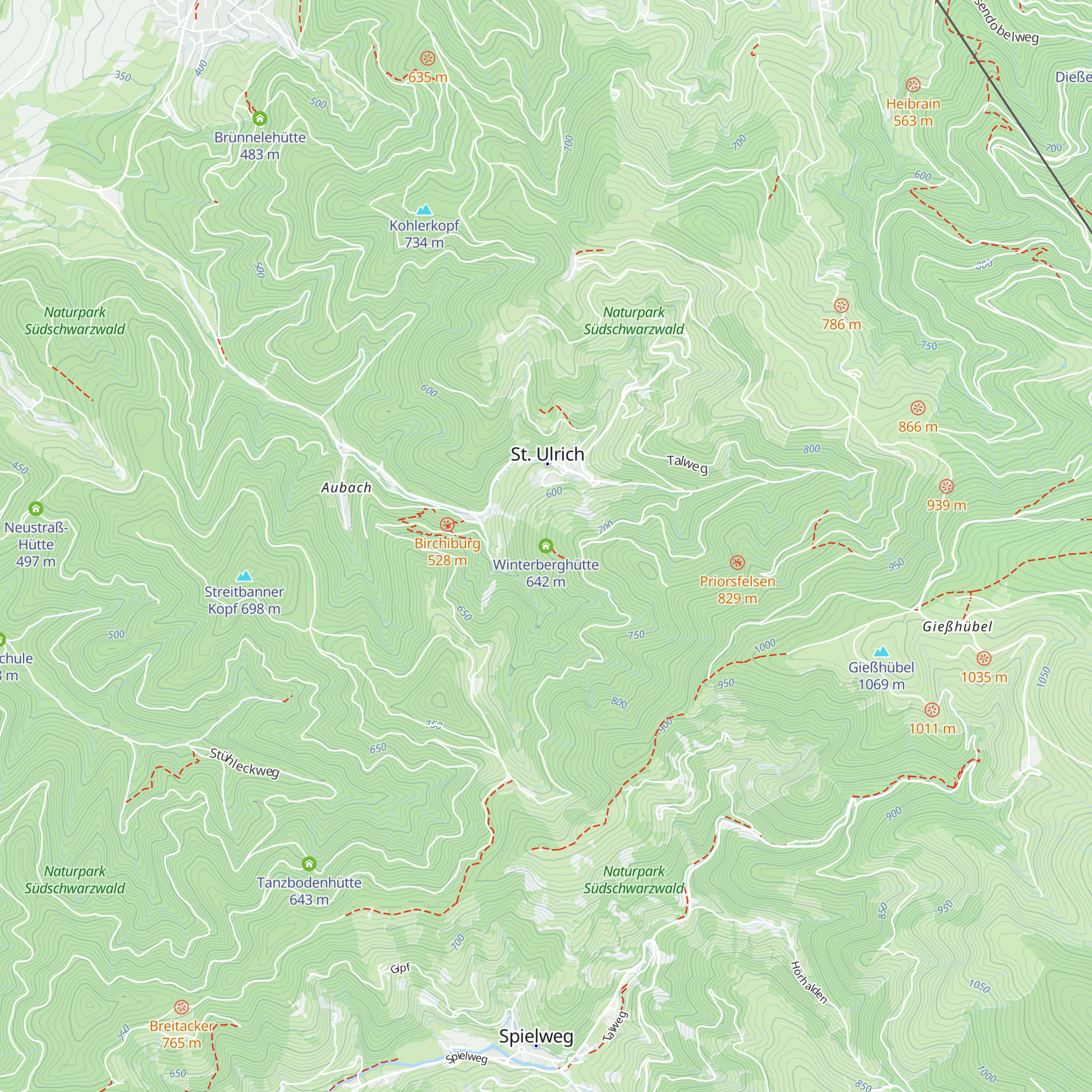 Winterberghütte map