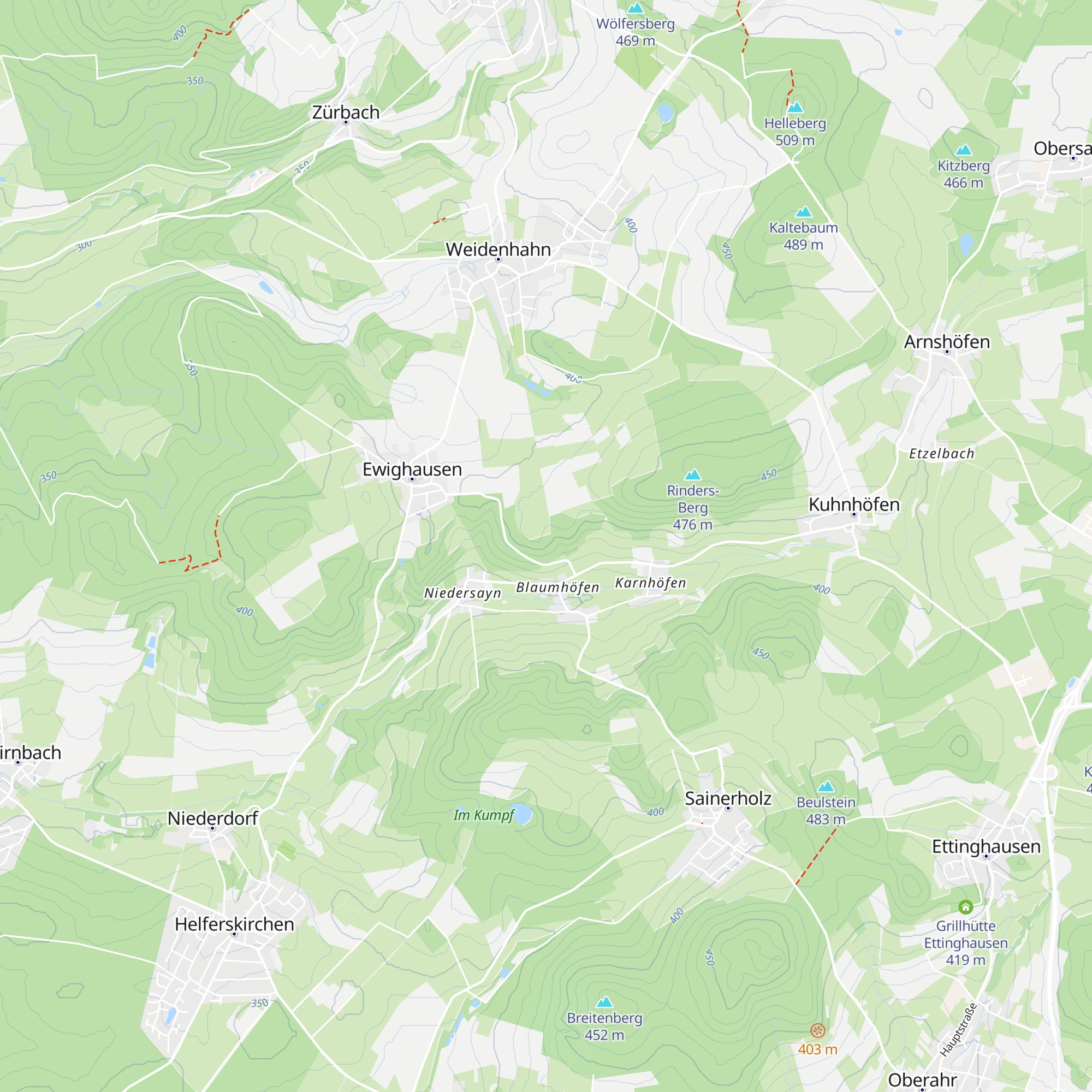 Grillhütte Niedersayn map