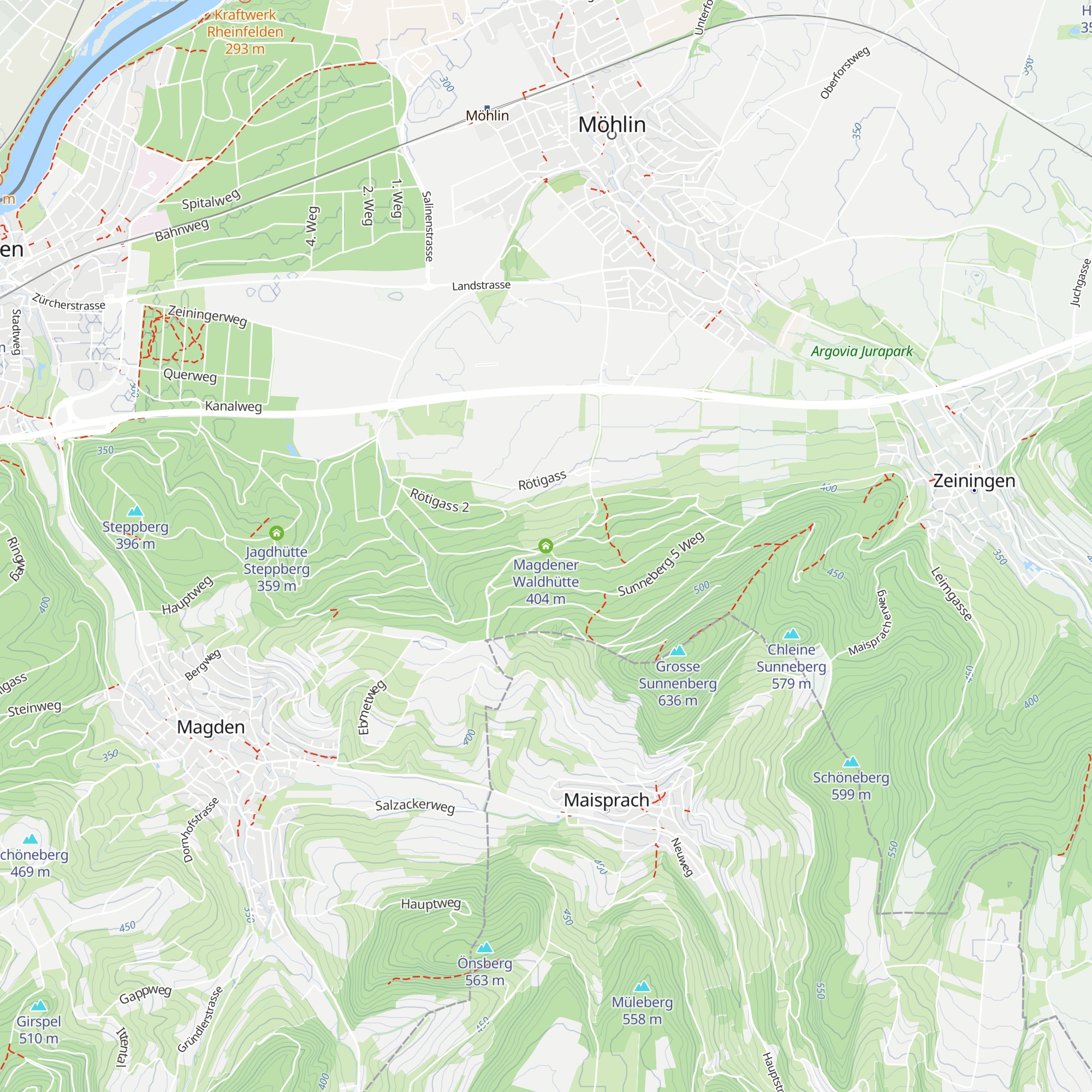 Magdener Waldhütte map