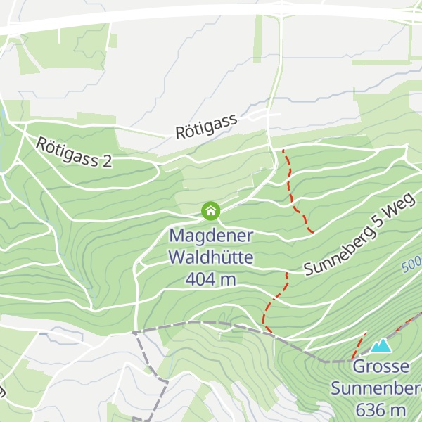 Map of Magdener Waldhütte