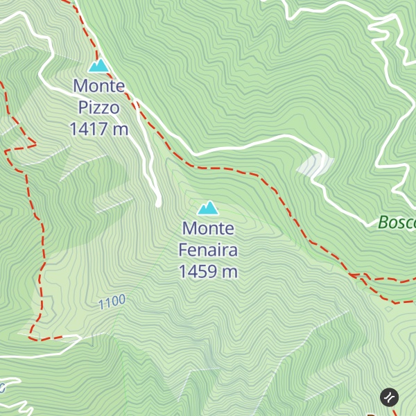 Map of Monte Fenaira