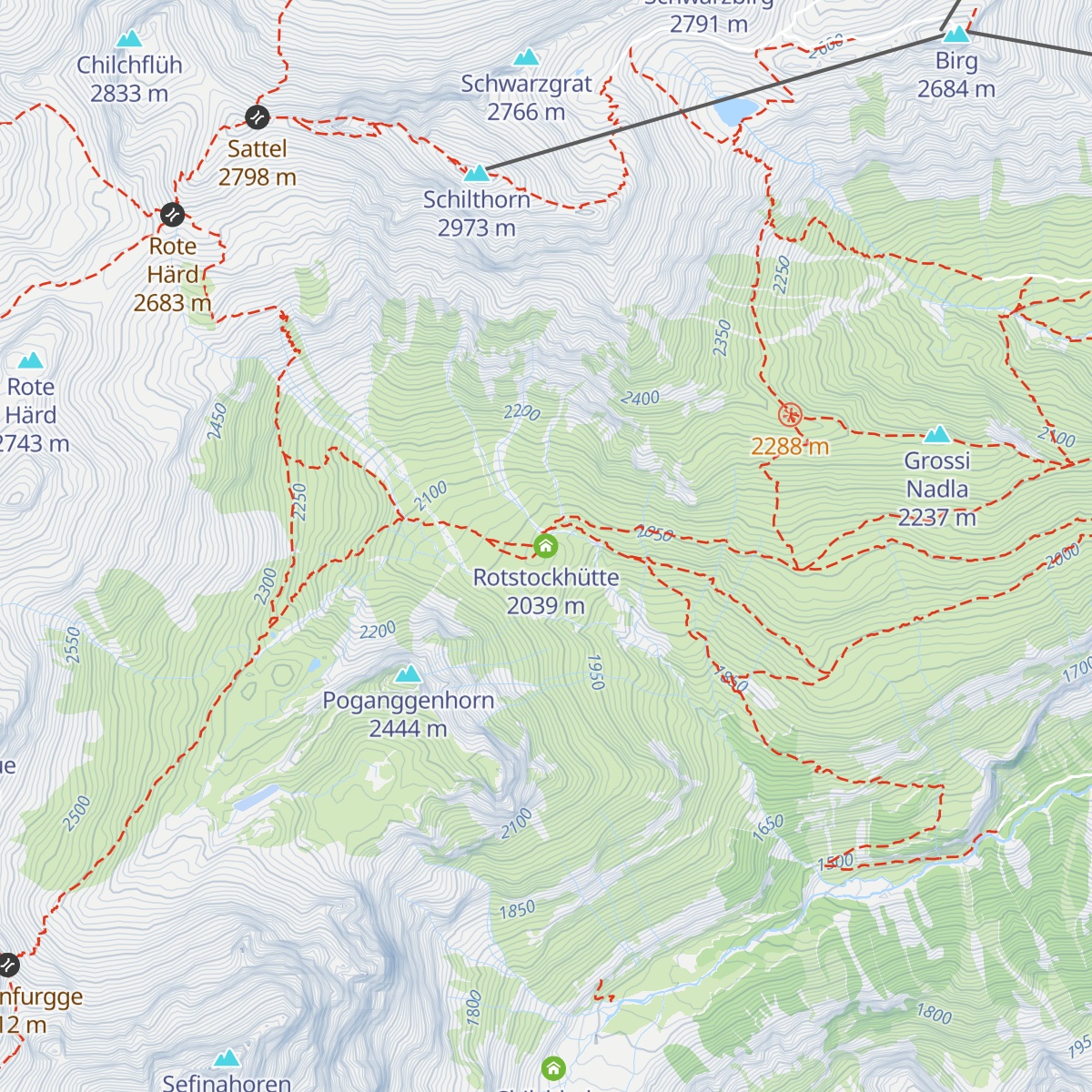 Rotstockhütte map