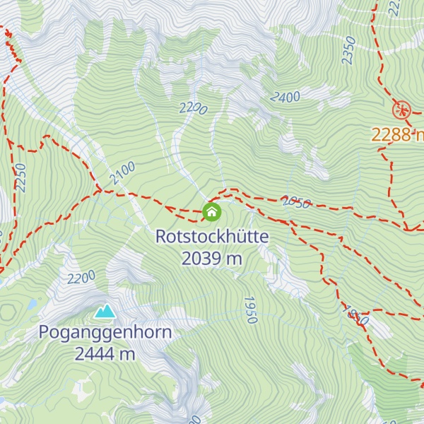 Map of Rotstockhütte