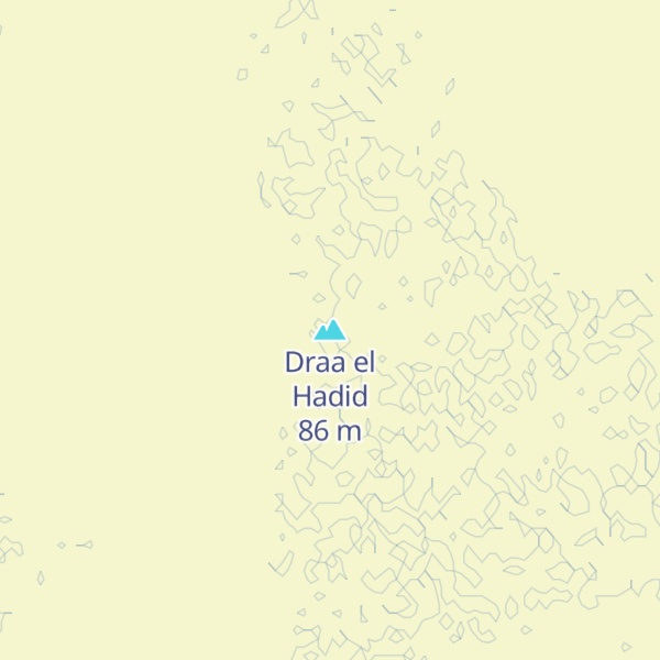 Map of Draa el Hadid