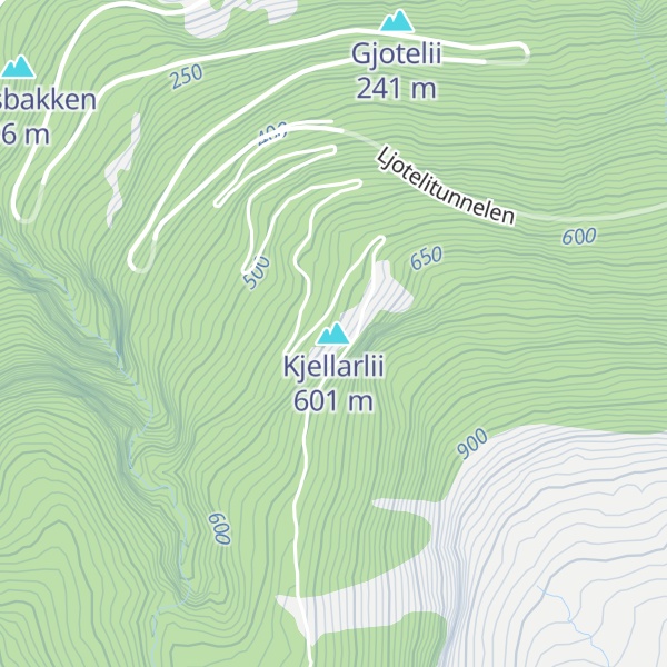Map of Kjellarlii