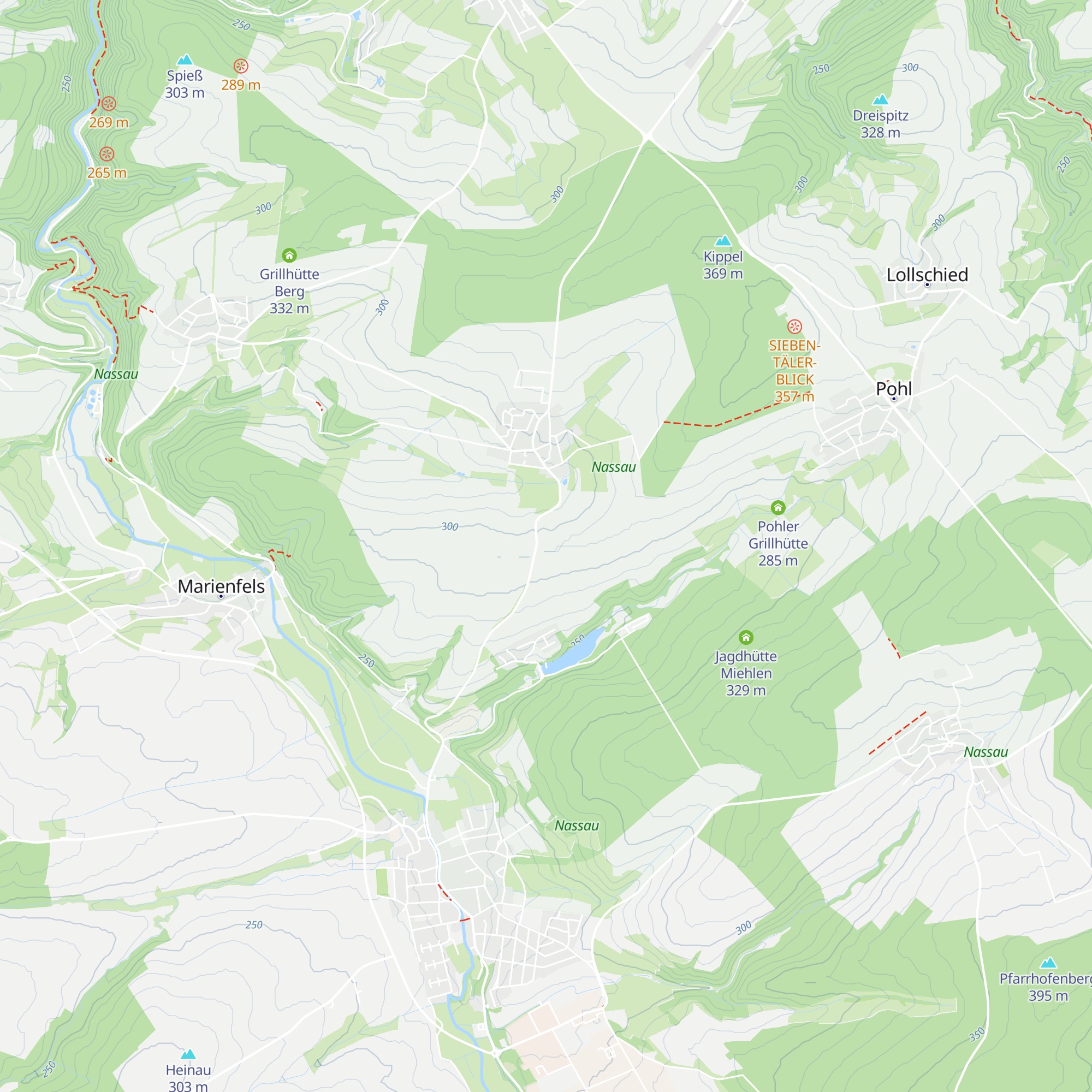 Wanderhütte Lehmkaut map