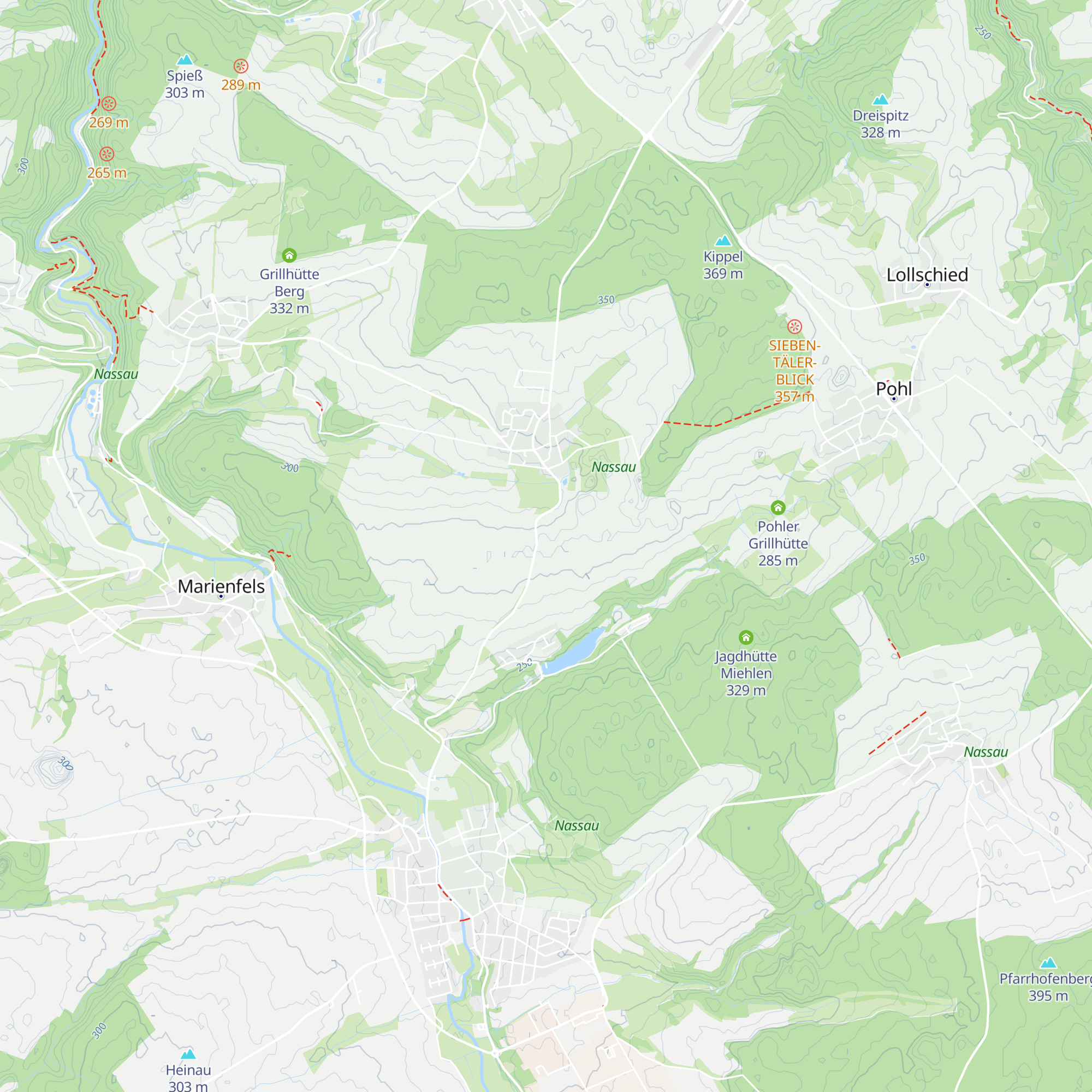 Wanderhütte Lehmkaut map